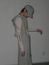UNALOME SLEEVELESS HOODIE -GRAY×GREEN-